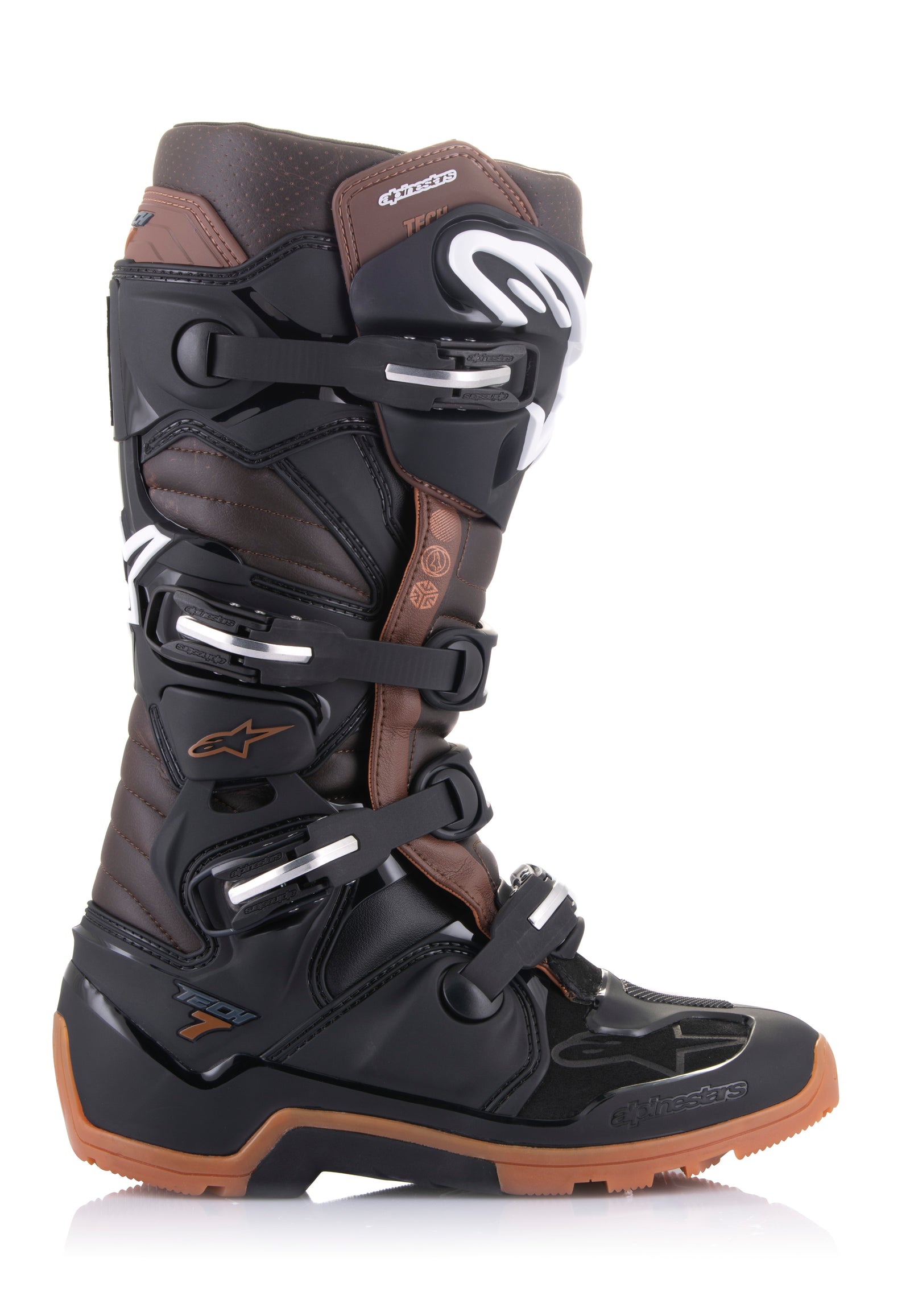 Tech 7 Enduro Boots Black/Dark Brown Sz 11