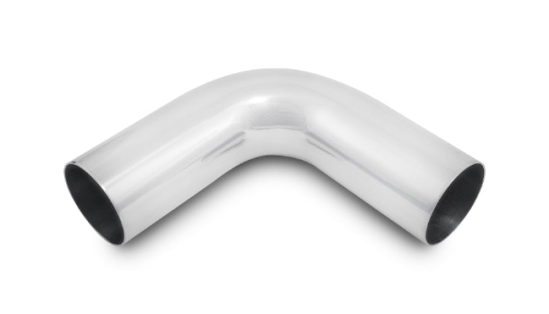 Vibrant 4in O.D. Universal Aluminum Tubing (90 degree bend) - Polished
