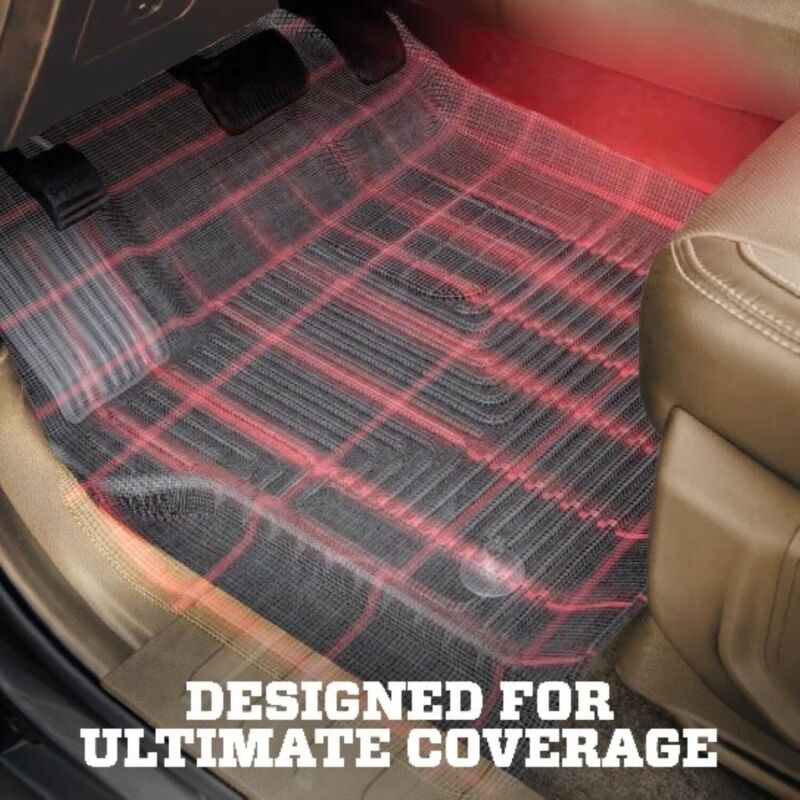 Husky Liners 2019+ Ford Ranger SuperCrew Cab WeatherBeater Black Front & 2nd Seat Floor Liners