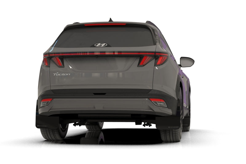 Rally Armor 2025+ Hyundai Tucson (Excl. ICE & XRT) Black UR Mud Flap w/ Dark Grey Logo