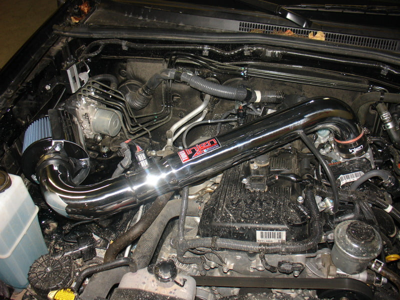 Injen 05-20 Toyota Tacoma 2.7L Wrinkle Blk Power-Flow Air Intake w/MR Tech/Heat Shield/Nano Filter