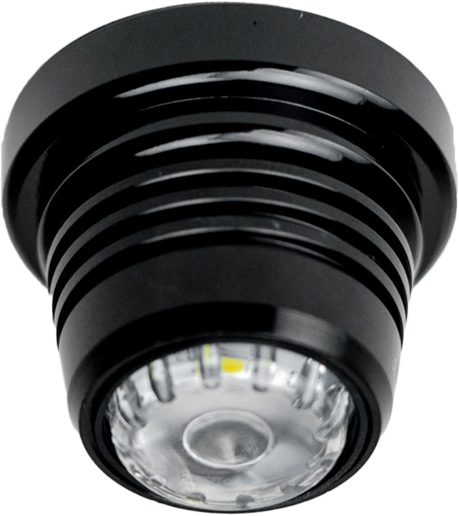 Stick On Led Dome Light Usb Rechargeable Black