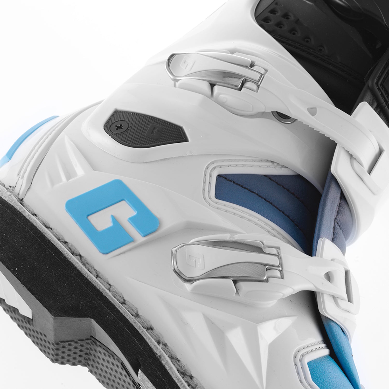 Sg12 Le Boots Blk/Wht/Carolina Blue Sz 10