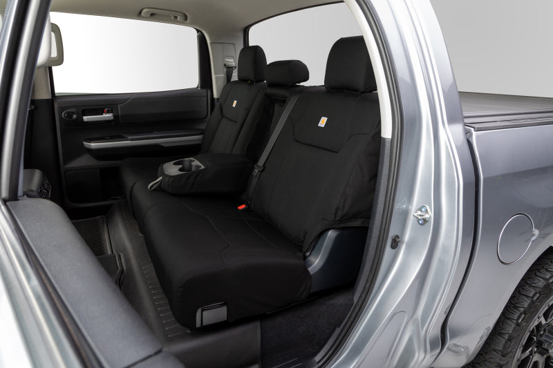 Covercraft 21-24 Ford F150 Carhartt Super Dux PrecisionFit Custom Second Row Seat Covers - Black