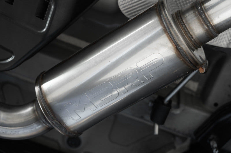 MBRP 22-23 Hyundai Elantra N 2.0L Turbo T304 5in OD CF Tips Dual Outlet 3in Cat Back Exhaust