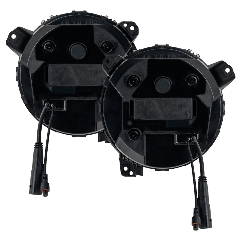 Oracle Oculus BiLED Projector Headlights for Jeep JL/Gladiator JT Satin Silver 5500K SEE WARRANTY