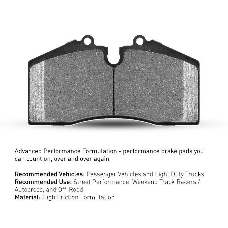 R1 2005-2021 Subaru Outback Front R1 Performance Sport Pads & Hardware Kit