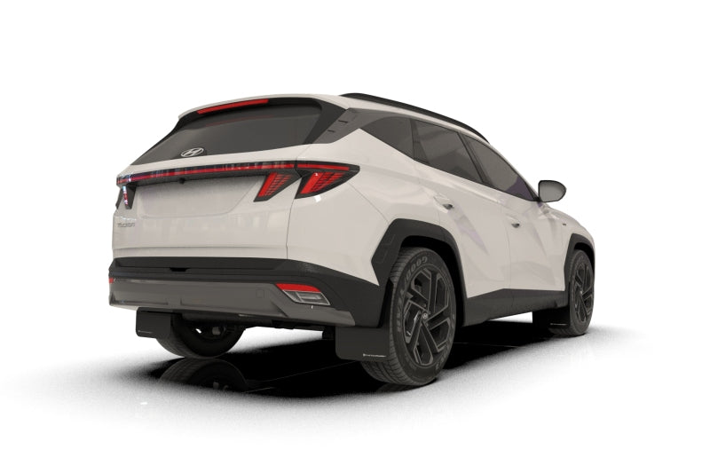 Rally Armor 2025+ Hyundai Tucson (Excl. ICE & XRT) Black UR Mud Flap w/ Dark Grey Logo