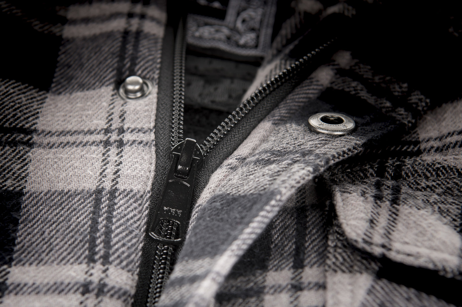 Marksman Flannel Black/Grey Lg