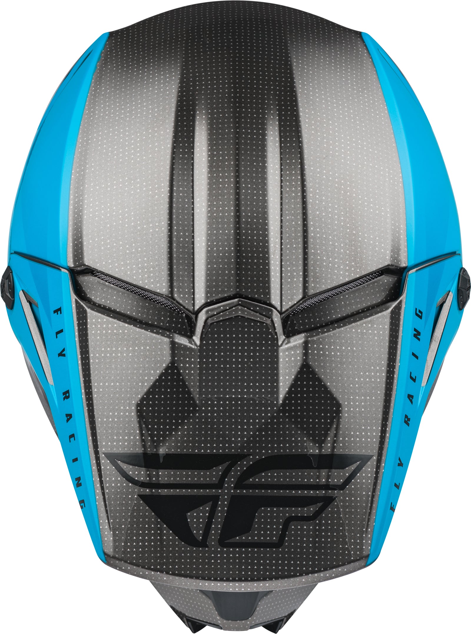 Youth Kinetic Straight Edge Helmet Blue/Grey/Black Yl