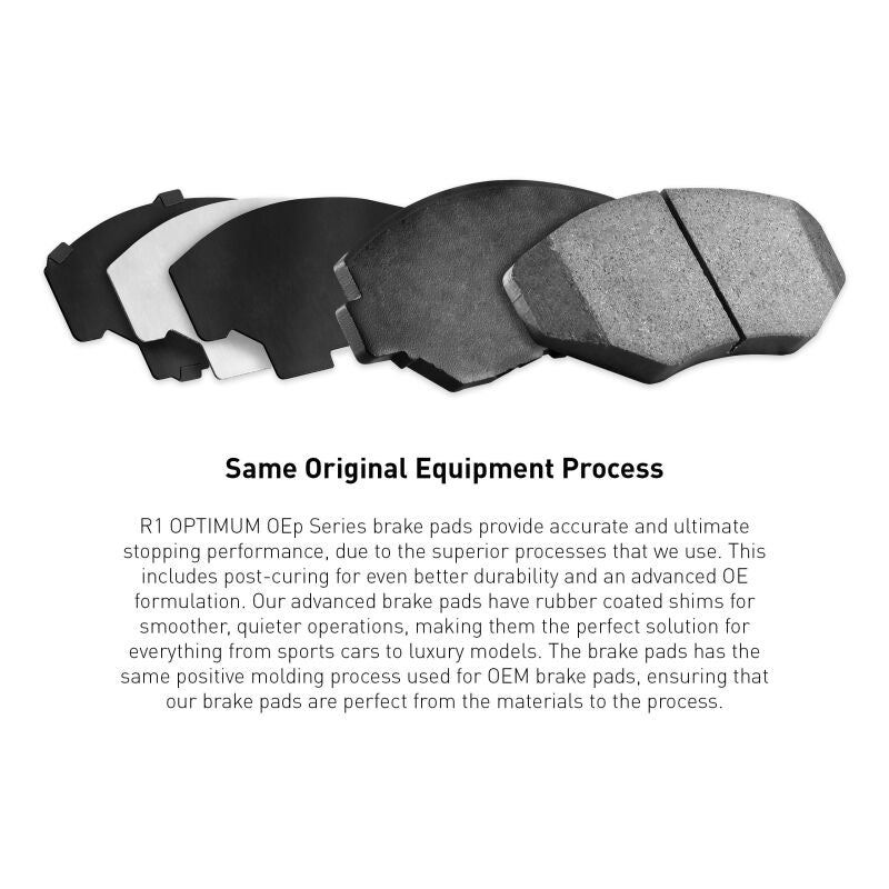 R1 2017-2025 BMW 230I Front R1 Optimum OE Pads & Hardware Kit