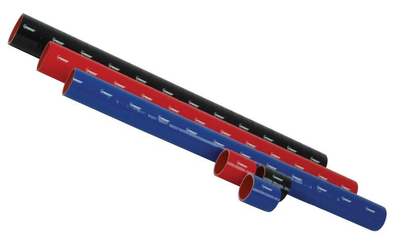 Vibrant 4 Ply Reinforced Silicone Straight Hose Coupling - 3.25in I.D. x 3in long (BLACK)