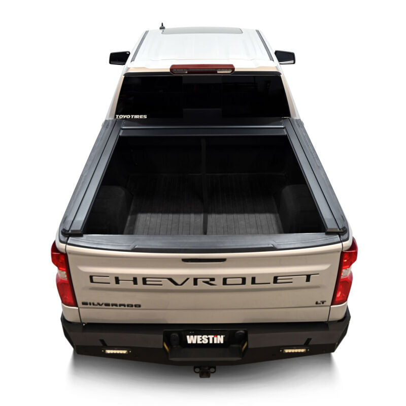 Westin 19-26 GM Silverado/Sierra 1500 5ft 8in Bed Manual Retractable Tonneau Cover - Black
