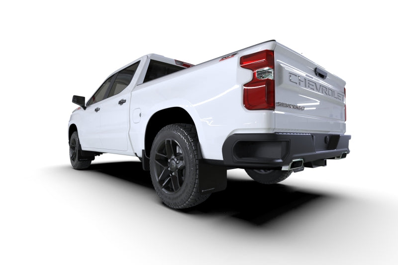 Rally Armor 19-25 Gen 4 Chevy Silverado 1500 Black UR Mud Flap Metallic Red Logo