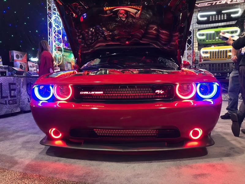 Oracle 0814 Dodge Challenger Dynamic Surface Mount Headlight/Fog Light Halo Kit COMBO SEE WARRANTY