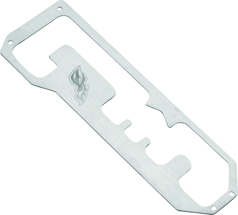 DragonFire Racing 19-22 Honda Talon Shifter Plate - Stainless Steel