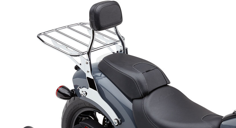 Detach Backrest Mini Chrome Chief 22
