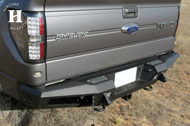Addictive Desert Designs 10-14 Ford F-150 Raptor HoneyBadger Rear Bumper w/ Tow Hooks