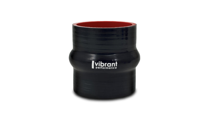 Vibrant Silicone Hump Hose Coupler 1.25in ID x 3.00in Long - Black