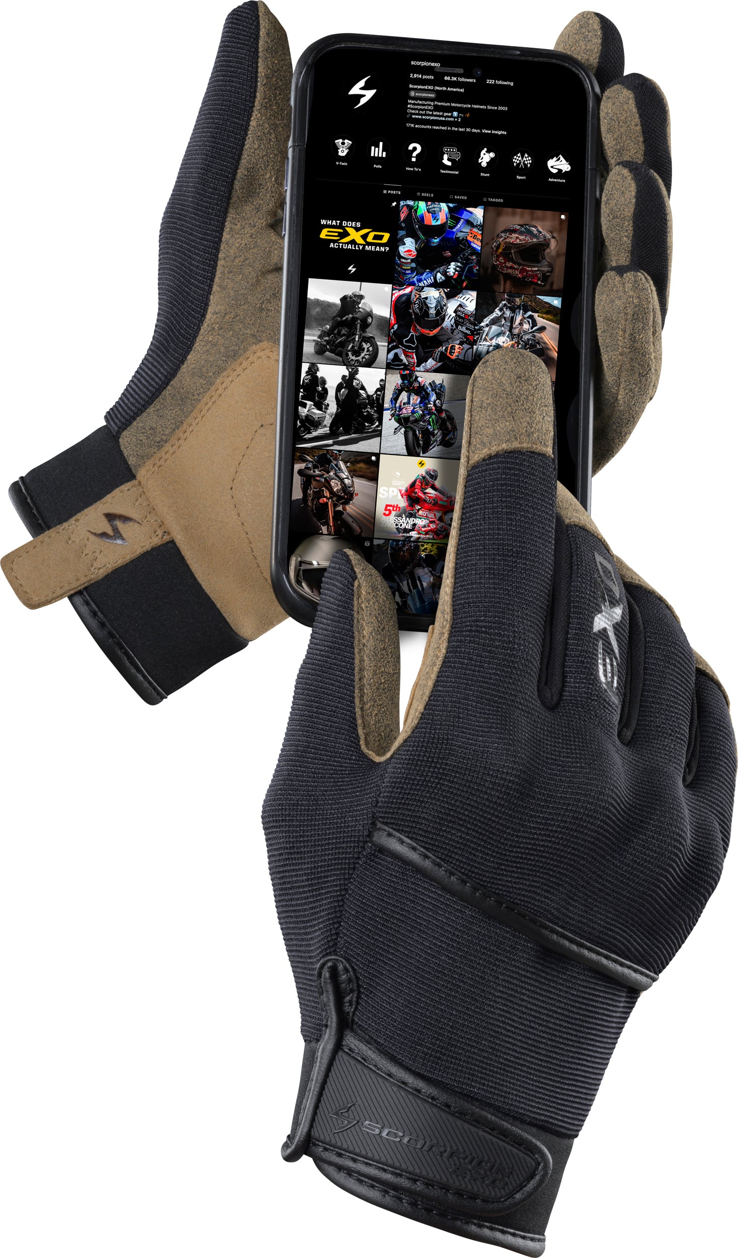 Stealth Grip Gloves Black Lg