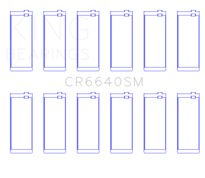 King Engine Bearings BMW M20/ M60 Connecting Rod Bearing Set