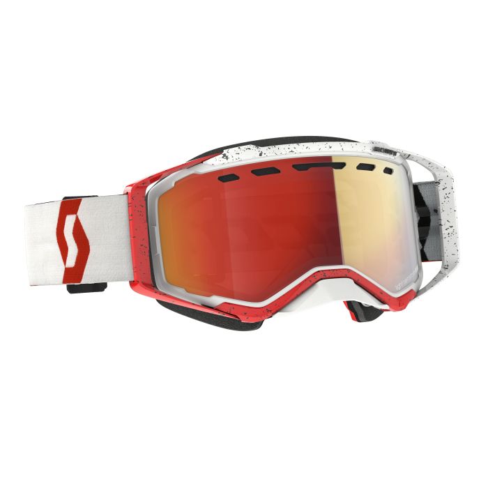 SCOTT PROSPECT SNOW CROSS LS WHITE/RED W/RED CHROME