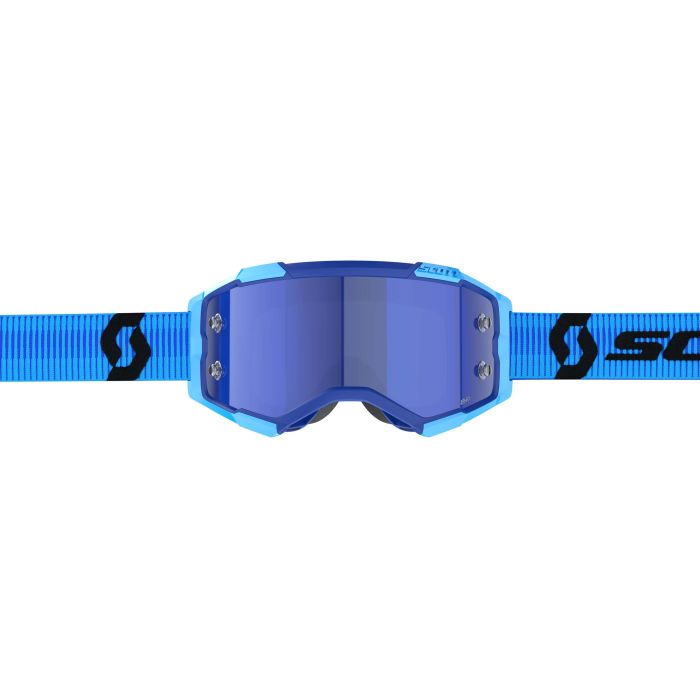 SCOTT FURY SNOW CROSS BLUE/BLACK ENHANCER BLUE CHROME