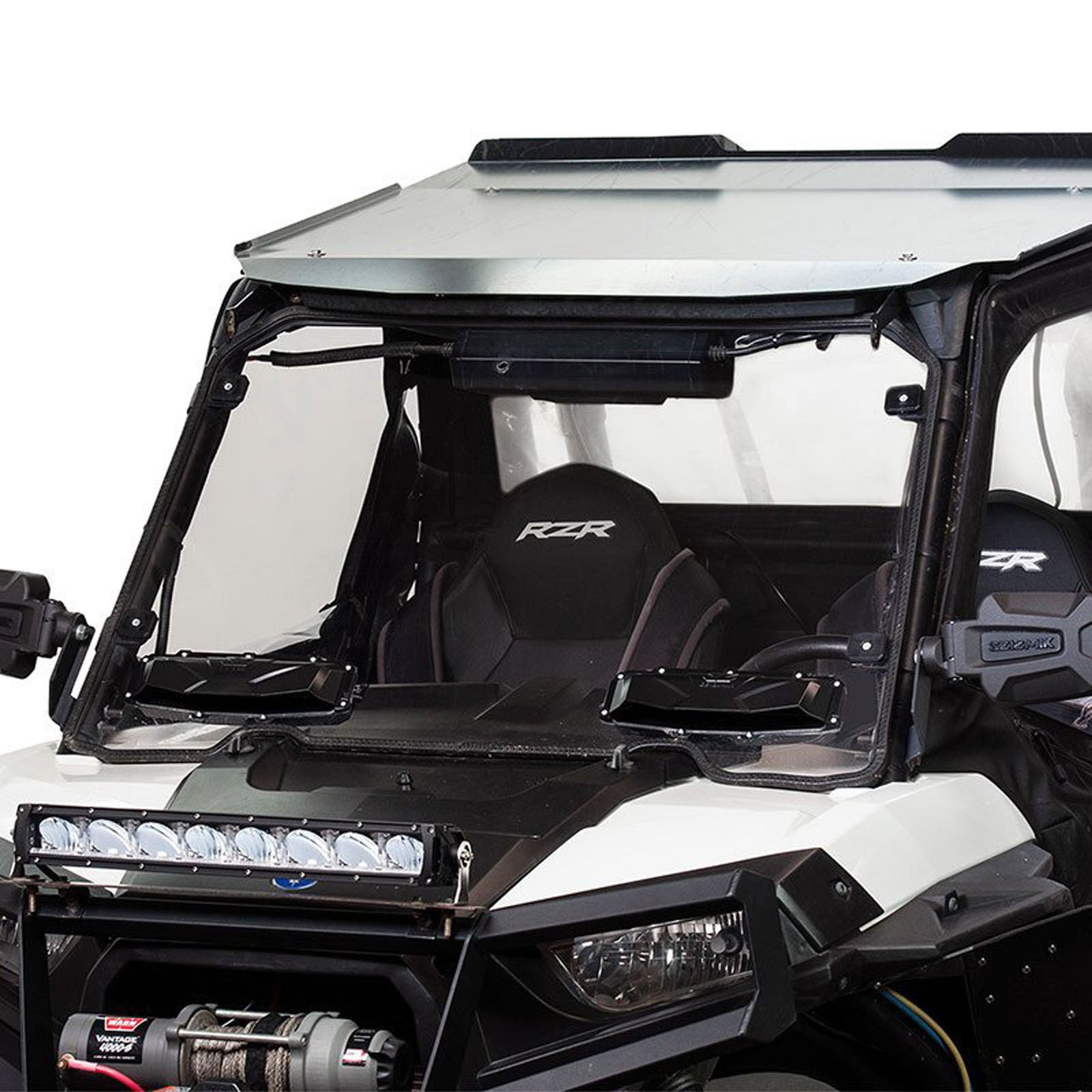 SEIZMIK WINDSHIELD FULL-VENTED - SCRATCH RESISTANT POLY