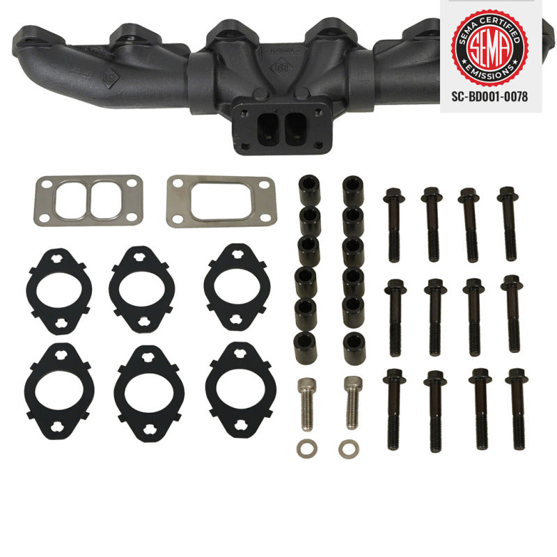 BD Diesel 98.5-02 Dodge 5.9L 24-Valve Cummins Pulse Exhaust Manifold Kit