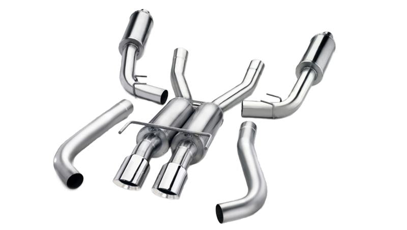 Corsa 2017-2020 Ford F-150 Raptor 3.5L Sport Cat-Back Dual Rear Exit w/ 5in Satin Polished Tip