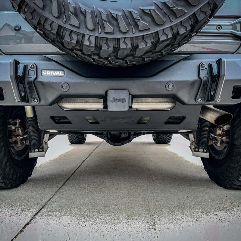 Rival 2018-Present Jeep Wrangler JL Aluminum Muffler Skid Plate