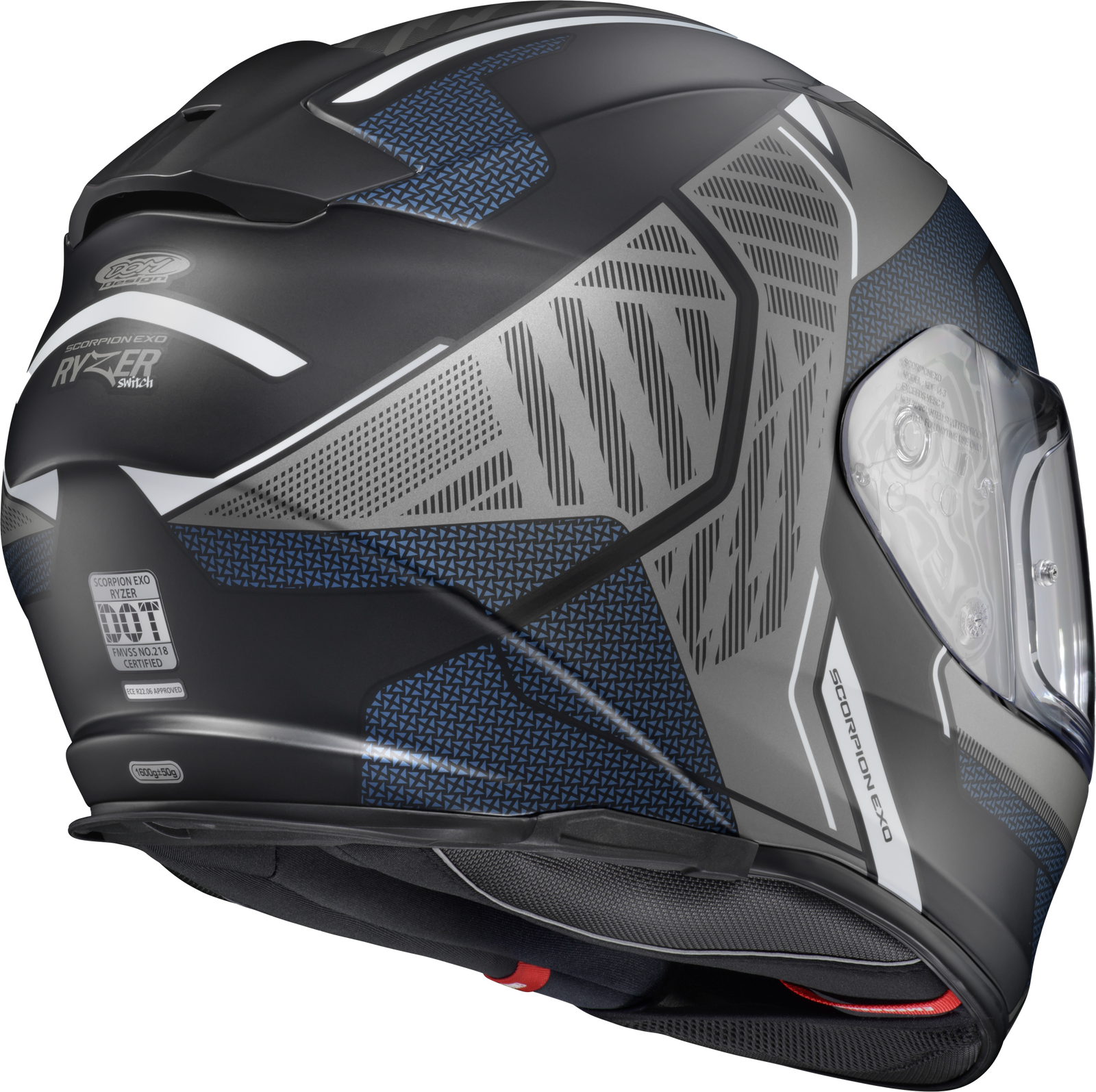 Ryzer Full Face Helmet Switch Phantom Sm
