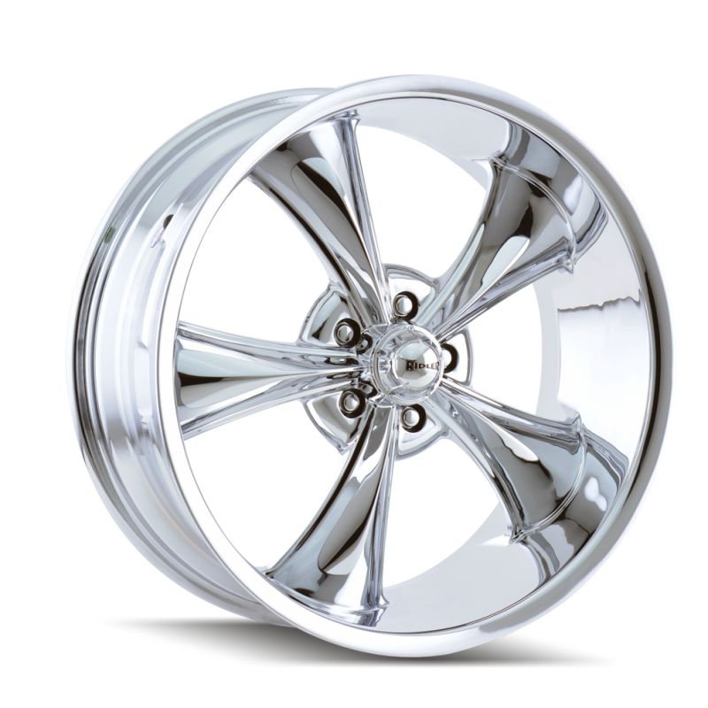 Ridler 695 18x8 / 5x120.65 BP / 0mm Offset / 83.82mm Hub Chrome Wheel