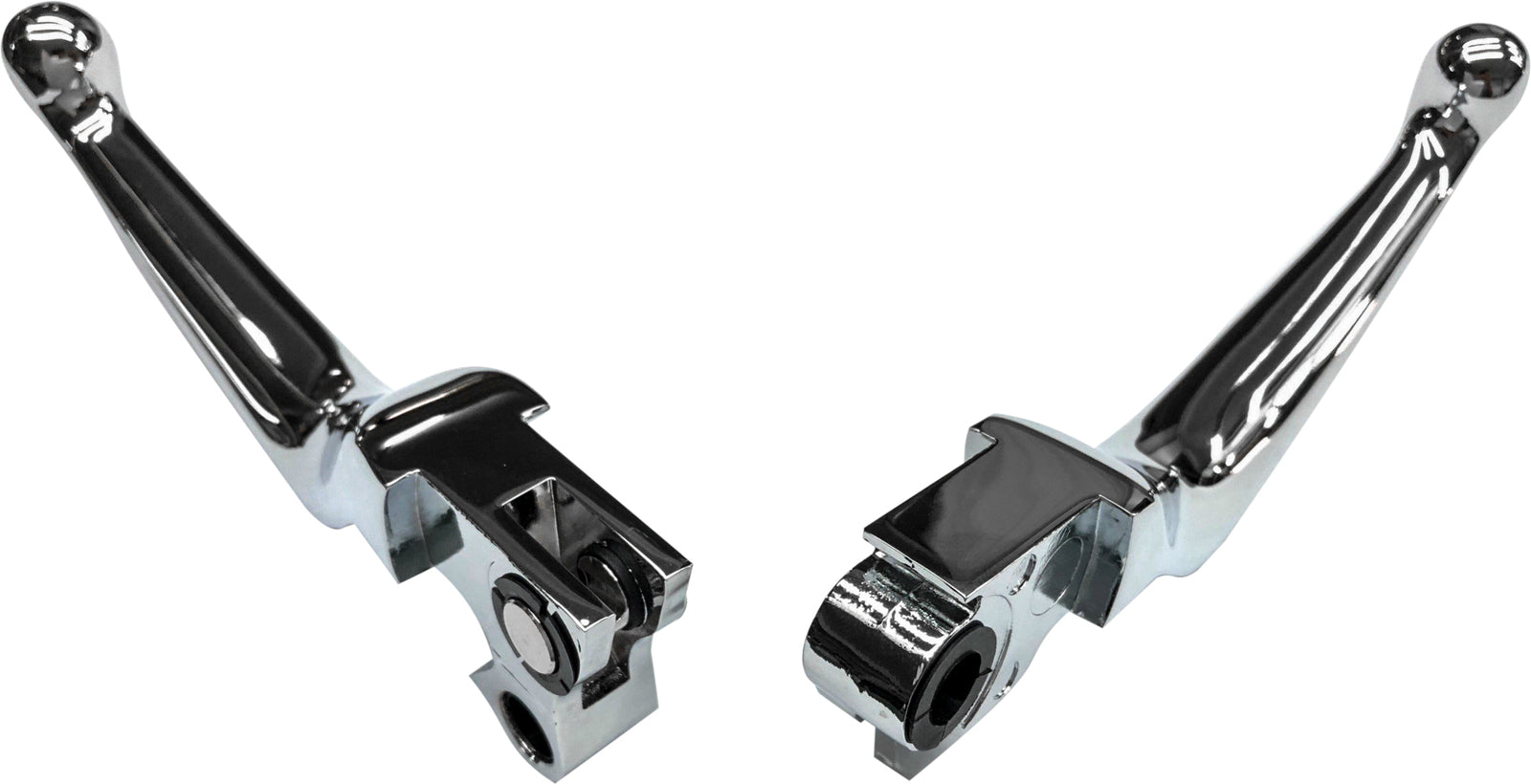 Smooth Lever Set Chrome Bt 07 Up Except Flt 08 Up