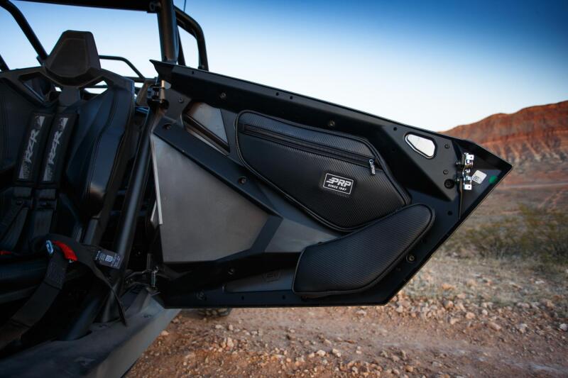 PRP Polaris RZR PRO XP/PRO R/Turbo R Front Door Bags with Knee Pad (Pair)