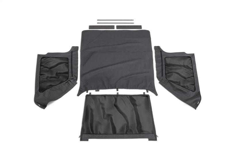 Rampage 1997-2006 Jeep Wrangler(TJ) Excludes LJ Unlimited Frameless Soft Top Kit - Black Diamond