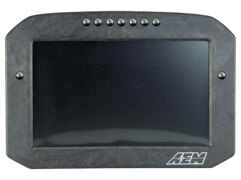 AEM CD-7G Carbon Flush Digital Dash Display w/ Internal 20Hz GPS & Antenna