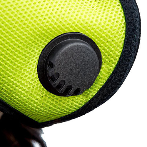 M2.5 Reusable Mesh Air Filtration Mask - Safety Green - Medium