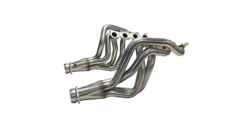 Kooks 15-24 Ford Mustang GT/Dark Horse V8 5.0L 1-7/8in SS Headers w/ GREEN Catted Connection Pipe