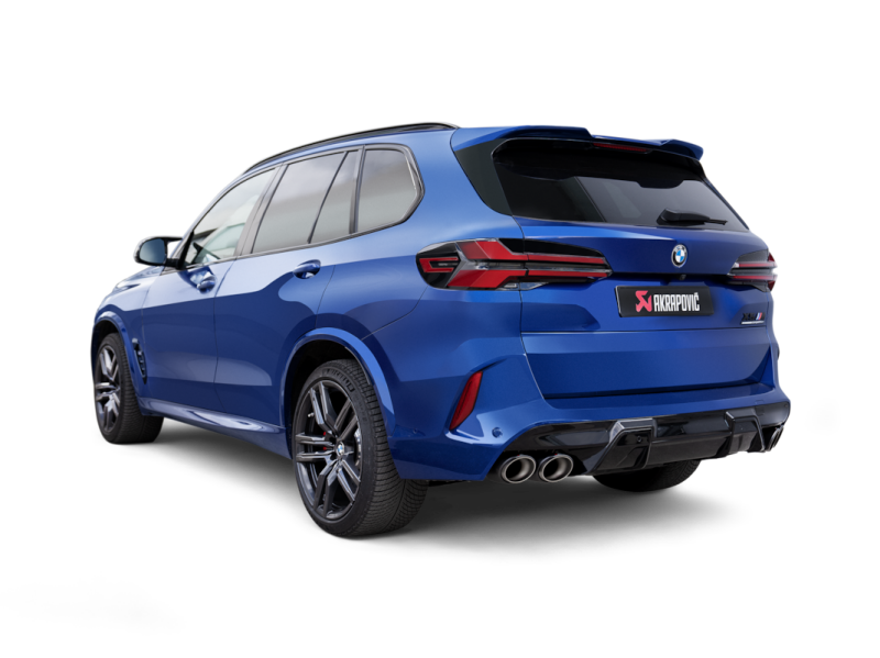 Akrapovic 2024+ BMW X5M / X6M (Face Lift) Slip-On Line (Titanium) w/Carbon Fiber Tips