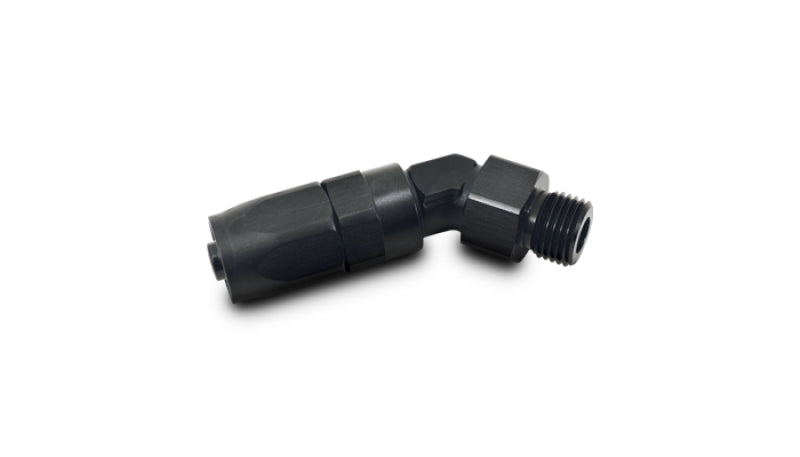 Vibrant Male -8AN 45 Degree Hose End Fitting - 3/4-16 Thread (8)
