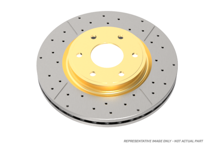 DBA 09-20 Nissan 370Z (w/Sport Perf Brakes) Rear Drilled & Slotted Street Series Rotor