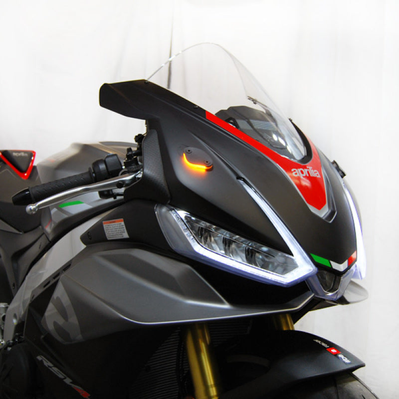 New Rage Cycles 25+ Aprilia RSV4 Mirror Block Off Turn Signals