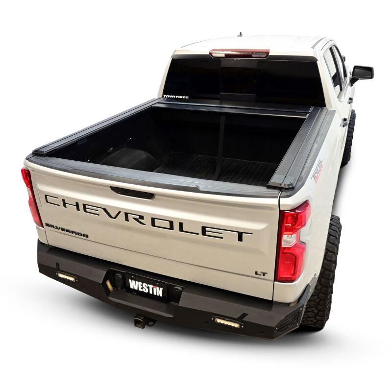 Westin 19-26 GM Silverado/Sierra 1500 5ft 8in Bed Manual Retractable Tonneau Cover - Black