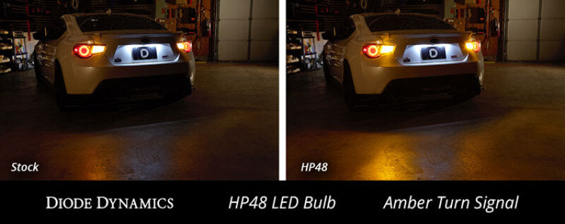 Diode Dynamics 1157 LED Bulb HP48 LED - Amber (Single)