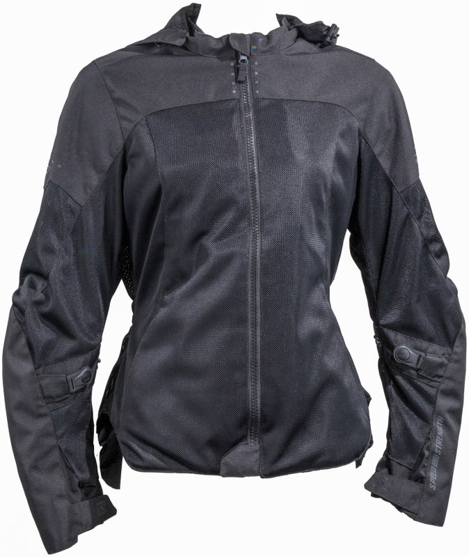 Speed and Strength Starstruck Mesh Jacket Black Womens - XL