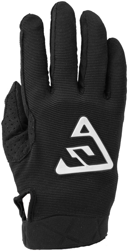 Answer 25 Peak Gloves Black/White Youth - Large