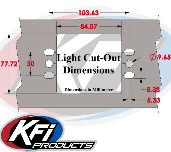 KFI BUMPER REAR FORM - KAWASAKI RIDGE (FORMED)
