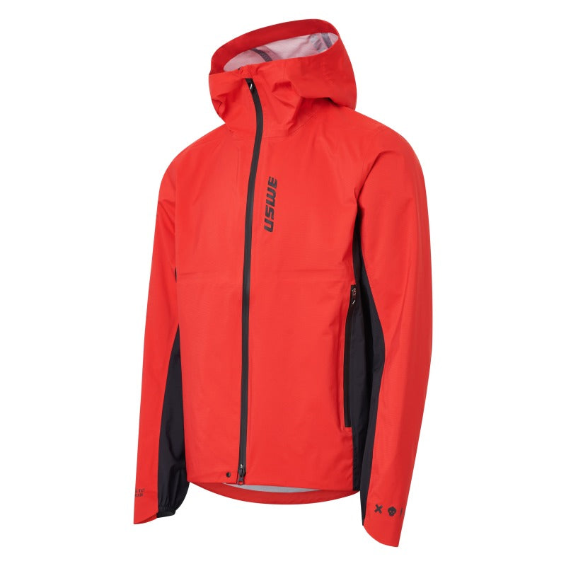 USWE Waterproof MTB Jacket Flame Red - XL