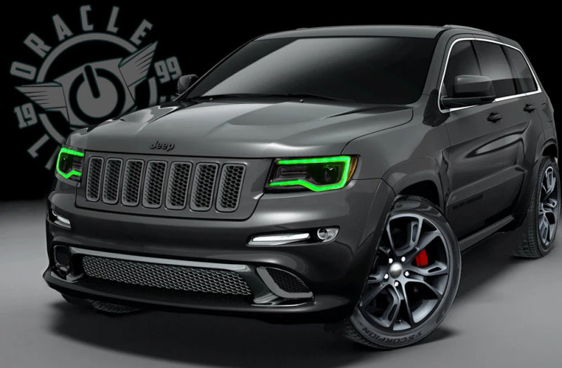 Oracle 1421 Jeep Grand Cherokee Dynamic Headlight DRL Upgrade Kit ColorSHIFT Dynamic SEE WARRANTY